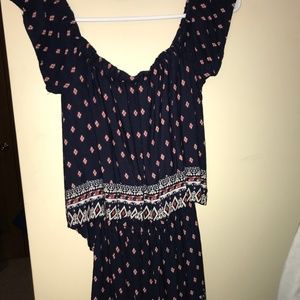 Rue21 Navy Boho Romper